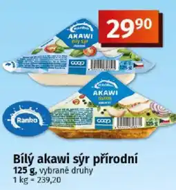 COOP TIP Ranko bílý akawi sýr přirodní nabídka