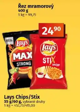 COOP TIP Lays Chips/Stix nabídka