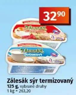 COOP TIP Zálesák sýr termizovaný nabídka