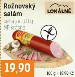 Konzum Rožnovský salám nabídka