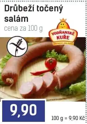 Konzum Vodňanské kuře drůbeží točený salám nabídka