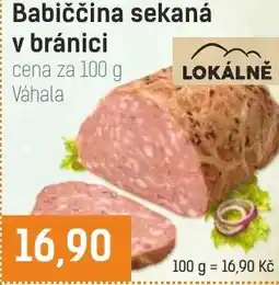 Konzum Váhala babiččina sekaná v bránici nabídka