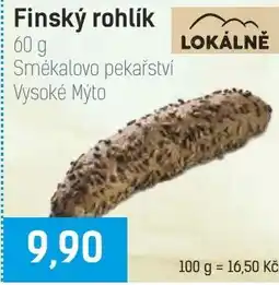 Konzum Smékalovo pekařství Finský rohlík nabídka