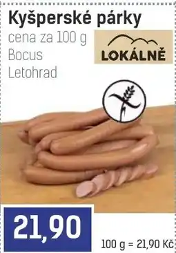Konzum Bocus Kyšperské párky nabídka