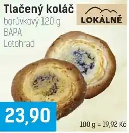 Konzum BAPA Tlačený koláč borůvkový nabídka