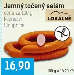 Konzum Jemný točený salám nabídka