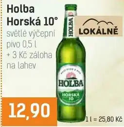 Konzum Holba světle výčepní pivo nabídka