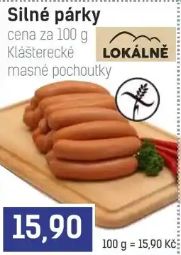 Konzum Silné párky nabídka