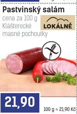 Konzum Pastvinský salám nabídka