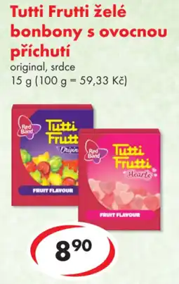 CBA Tutti Frutti želé bonbony s ovocnou příchutí nabídka