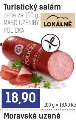 Konzum Moravské uzené turistický salám nabídka