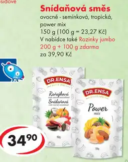 CBA Dr. Ensa snídaňová směs nabídka