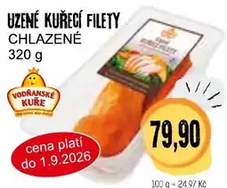 Konzum Vodňanské kuře uzené kuřecí filety nabídka