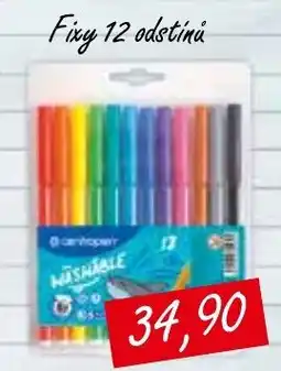 Konzum Cantopenn fixy 12 odstínů nabídka