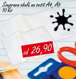 Konzum Souprava obalů na sešit A4, A5 nabídka
