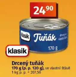 COOP TIP Klasik drcený tuňák nabídka