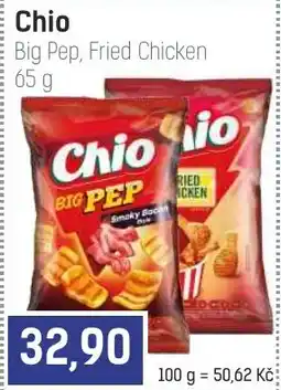 Konzum Chio big pep, fried chicken nabídka