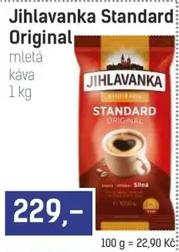 Konzum Jihlavanka mletá káva nabídka