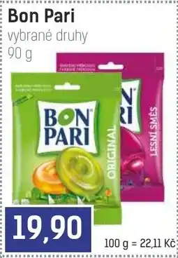Konzum Bon Pari vybrané druhy nabídka