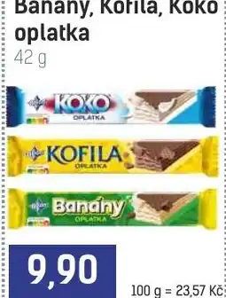 Konzum Koko, Kofila, Banány oplatka nabídka