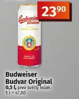 COOP TIP Budweiser Budvar Original nabídka
