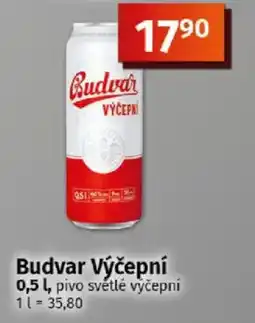 COOP TIP Budvar Výčepní nabídka