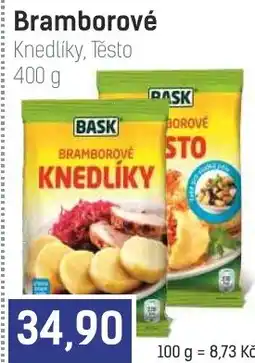 Konzum Bask bramborové knedlíky nabídka
