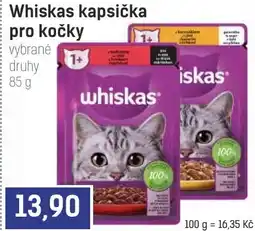 Konzum Whiskas kapsička pro kočky nabídka