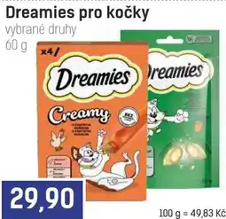 Konzum Dreamies pro kočky nabídka