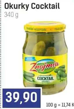 Konzum Znojmia okurky cocktail nabídka