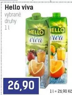 Konzum Hello viva vybrané druhy nabídka