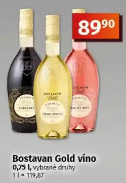 COOP TIP Bostavan Gold víno nabídka