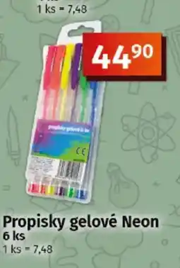 COOP TIP Propisky gelové Neon nabídka