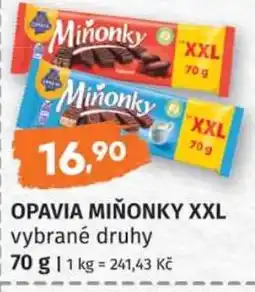 Konzum Opavia miňonky xxl nabídka