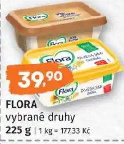 Konzum Flora vybrané druhy nabídka