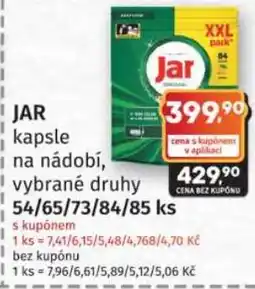 Konzum Jar kapsle na nádobí nabídka
