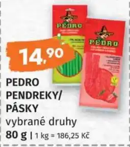 Konzum Pedro pendreký/pásky nabídka