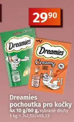 COOP TIP Dreamies pochoutka pro kočky nabídka