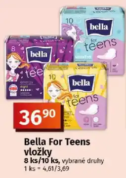 COOP TIP Bella For Teens vložky nabídka