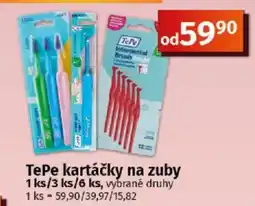 COOP TIP TePe kartáčky na zuby nabídka