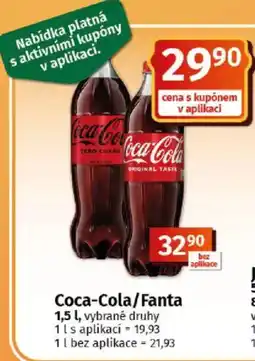 COOP TIP Coca-Cola/Fanta nabídka