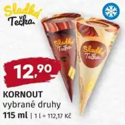 Konzum Sladká Tečka kornout nabídka