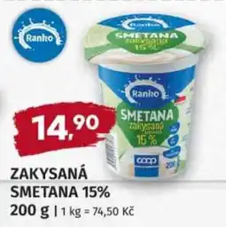 Konzum Ranho zakysaná smetana 15% nabídka