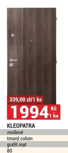 Merkury Market Kleopatra zesílené tmavý colum grafit mat nabídka