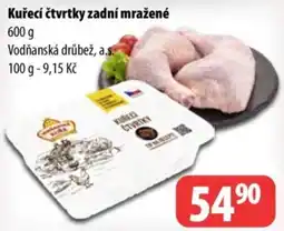 Partner Maloobchodní síť Vodňanská drůbež a.s. Kuřecí čtvrtky zadní mražené nabídka