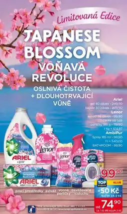 TOP drogerie Ariel Japanese Blossom nabídka
