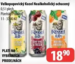 Partner Maloobchodní síť Kozel Nealkoholický ochucený nabídka
