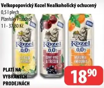 Kozel Nealkoholický ochucený