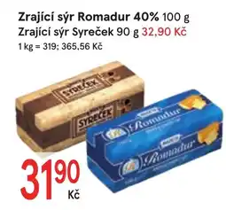 Žabka Romadur zrající sýr nabídka