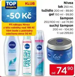 TOP drogerie Nivea nabídka